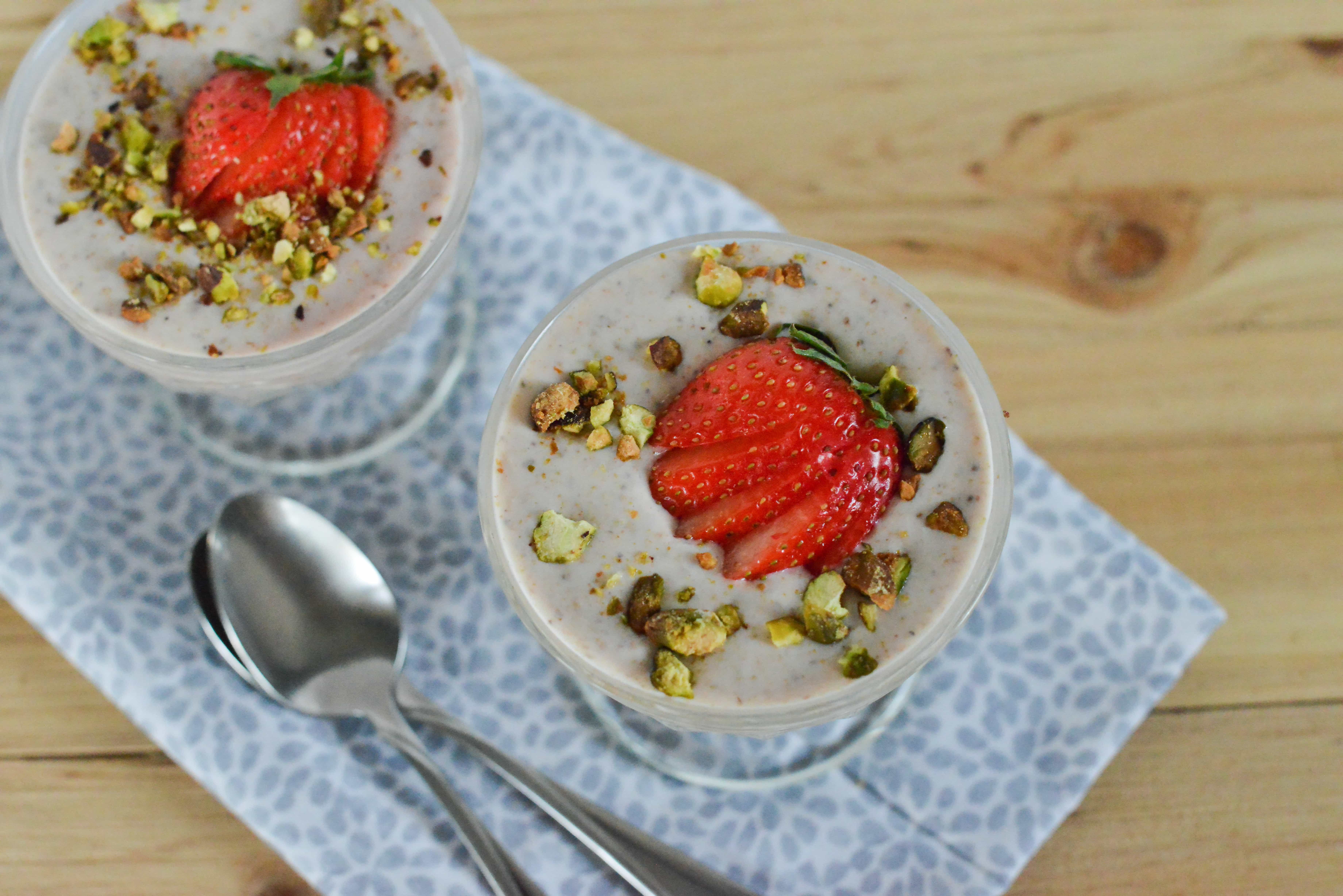 Links to Wonderful Pistachios Strawberry Orange Yogurt recipe
