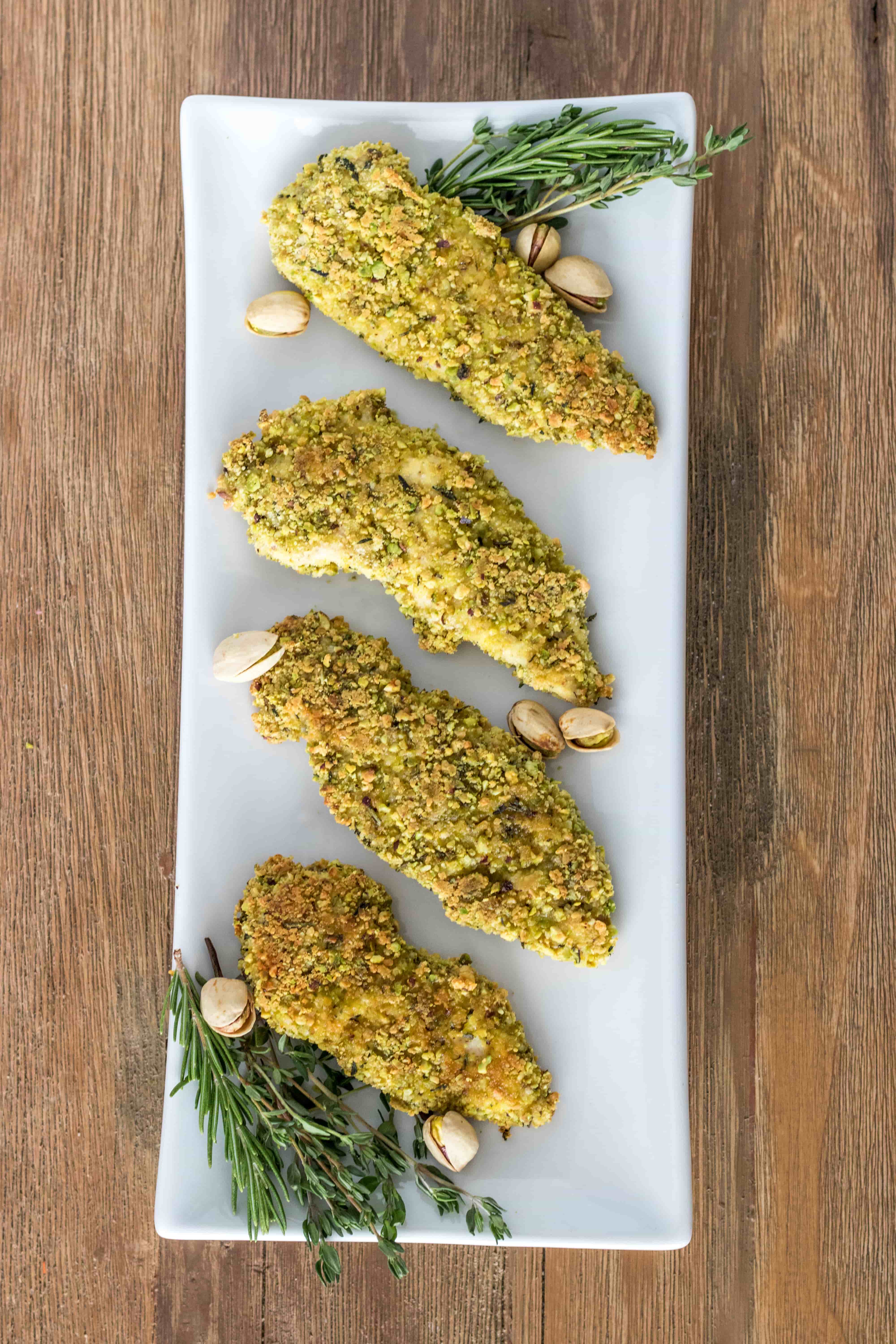 Links to Wonderful Pistachios Coconut-Crusted Chicken recipe