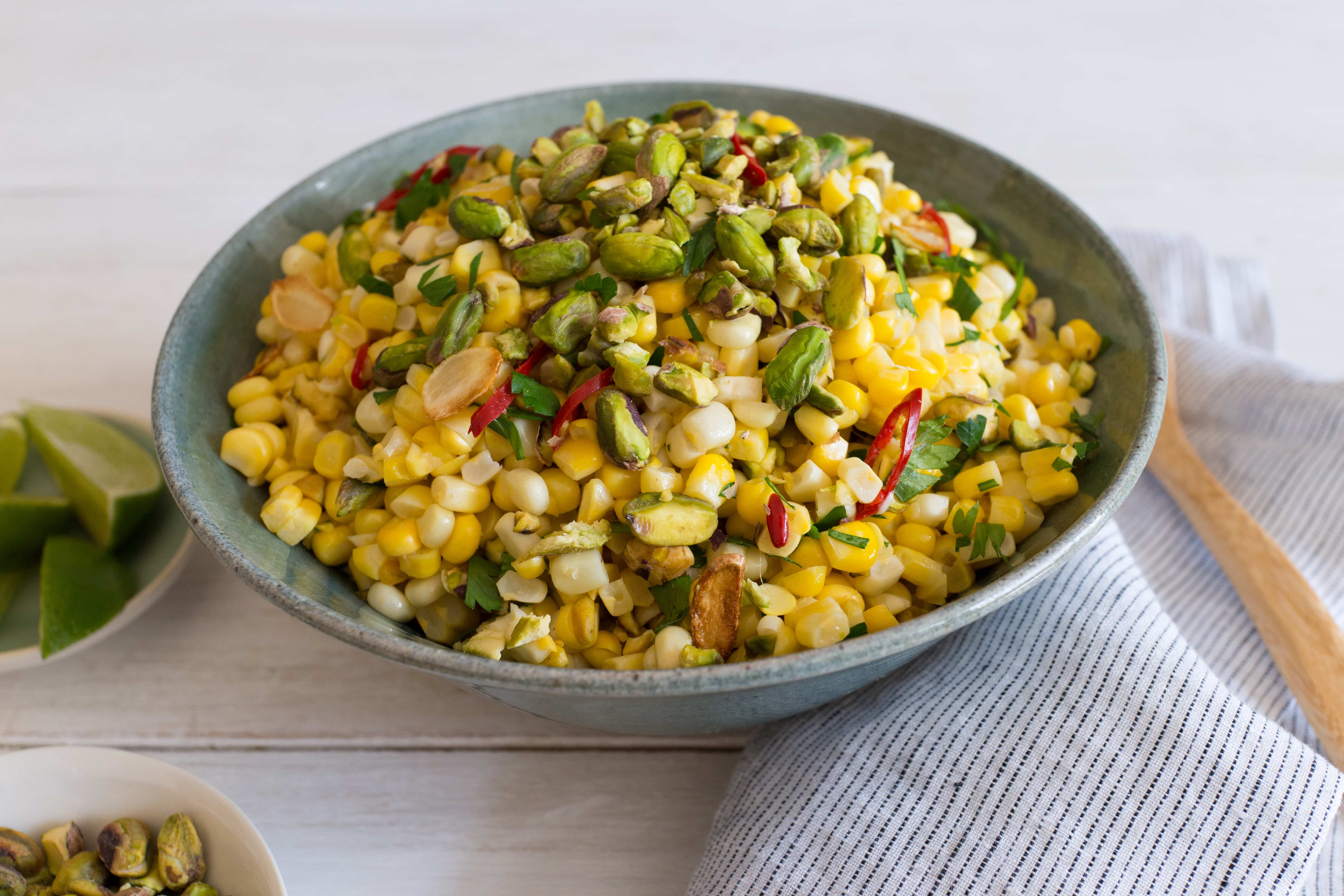 Links to Sweet Corn with Wonderful Pistachios recipe